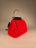 Crocheted Floral Handbag