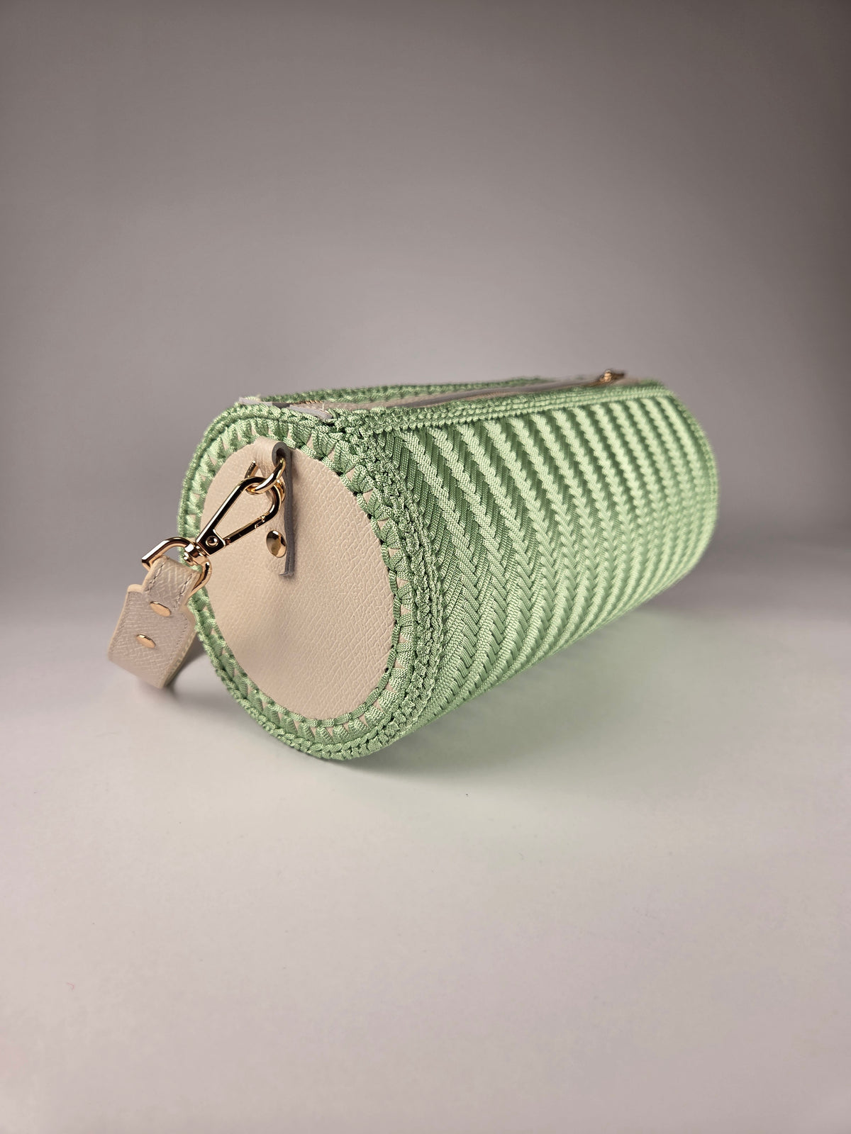 Handbag-Light Green Barrel