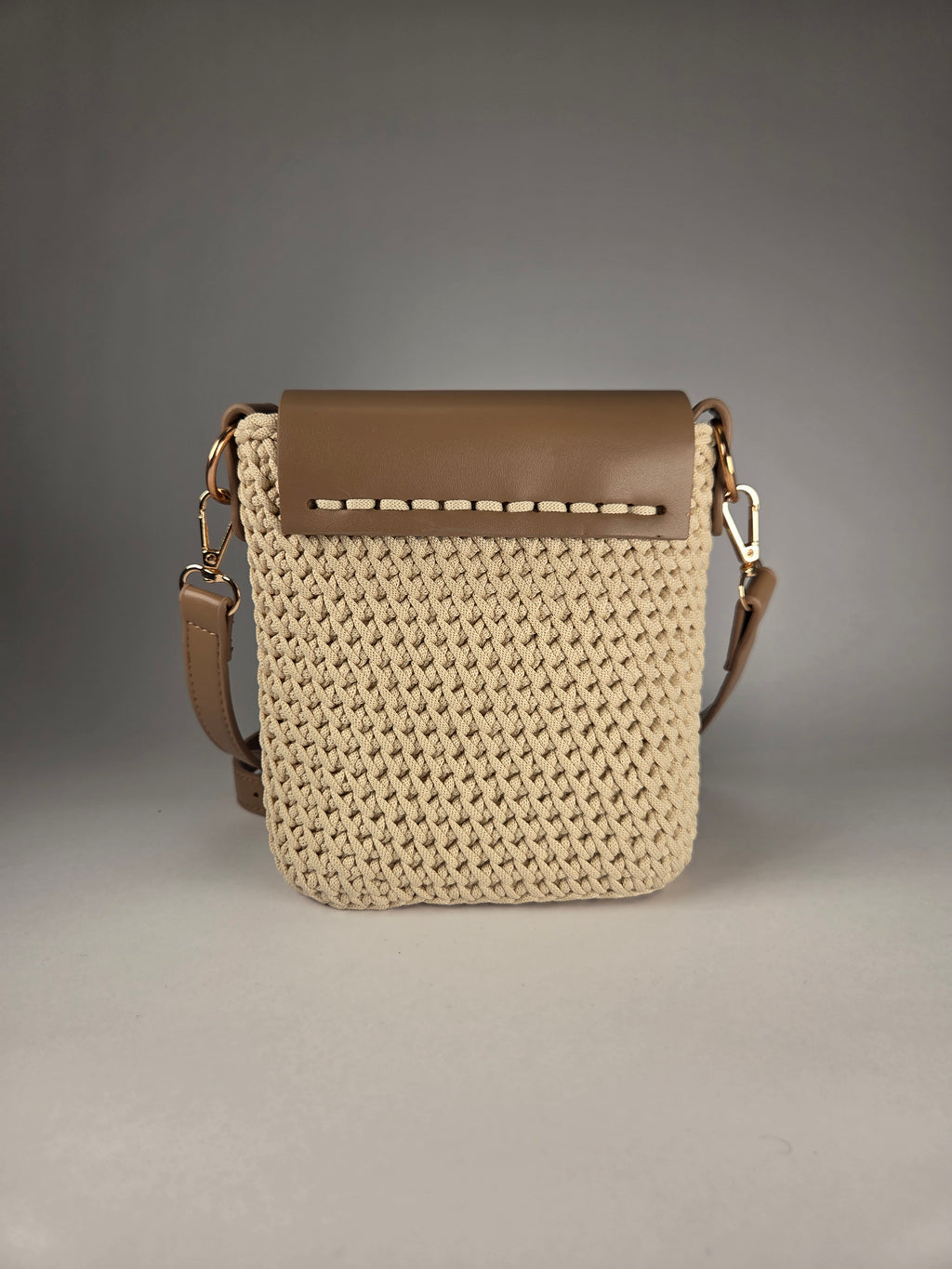 Crochet crossbody bag
