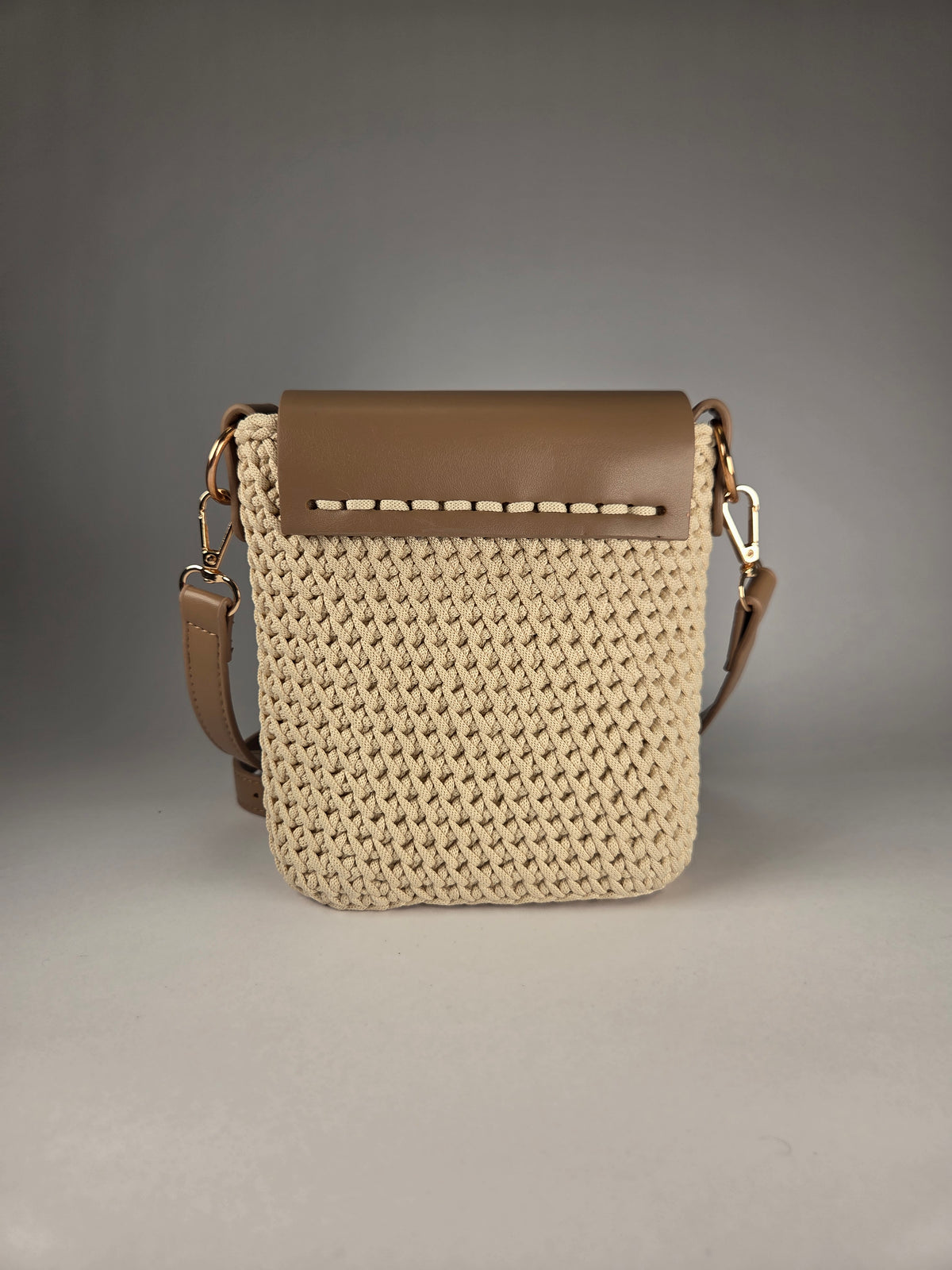 Crochet crossbody bag