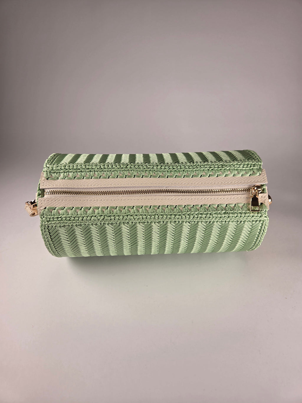 Handbag-Light Green Barrel